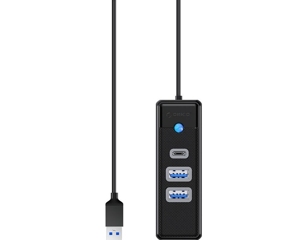 USB хъб Orico PWC2U-U3-015-BK-EP USB-A към 2x USB 3.0 + USB-C - черен 4