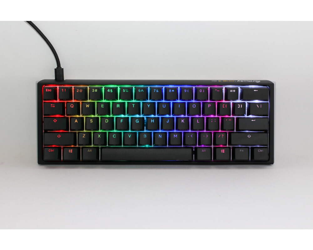 Клавиатура Геймърска механична клавиатура Ducky One 3 Classic Mini 60% Hotswap Cherry MX Brown, RGB, PBT Keycaps 7