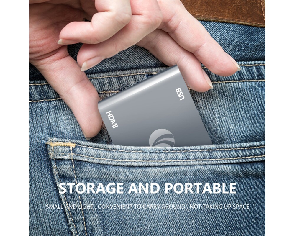 Докинг станция VCom Docking Station Type-C Power Distribution 3.0 100W - HDMI 6