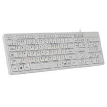  Makki нископрофилна кирилизирана клавиат... 640803 MAKKI-KB-C14-WH на топ цена - PIC.bg