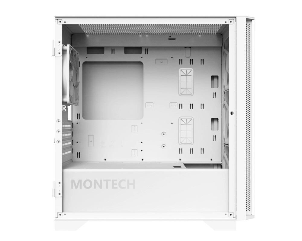 Кутия MONTECH AIR 100 ARGB, TG, Micro-ATX, Бяла 12