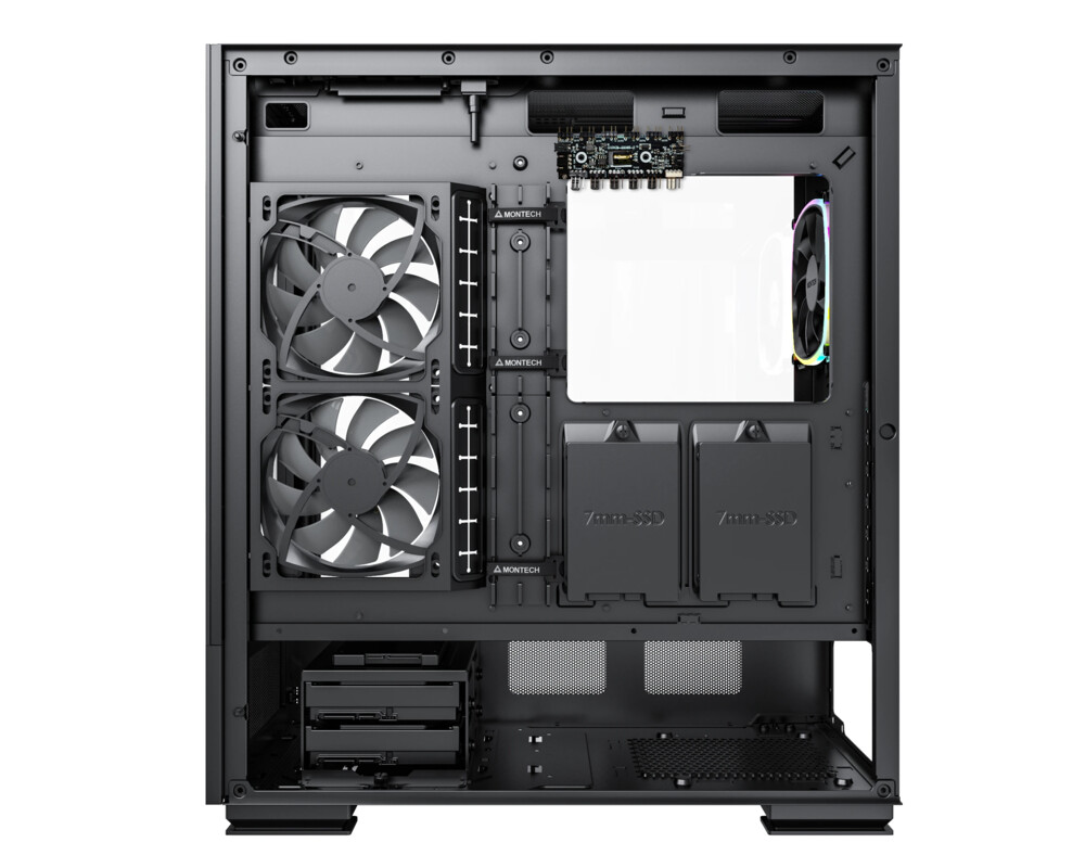Кутия MONTECH SKY TWO ARGB, TG, Mid-Tower Черна 13