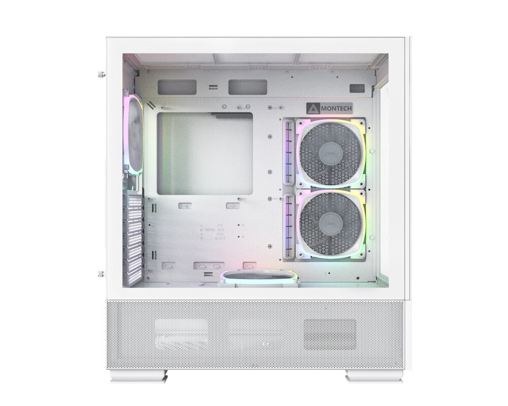 Кутия MONTECH SKY TWO ARGB, TG, Mid-Tower, Бяла 7