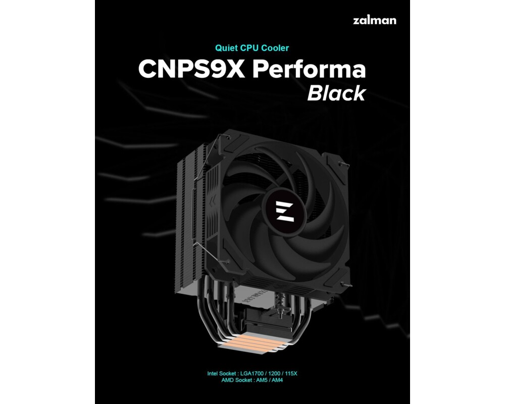 Охладител за процесор Zalman CNPS9X PERFORMA BLACK 2