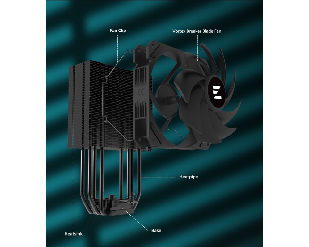 Охладител за процесор Zalman CNPS9X PERFORMA BLACK 6