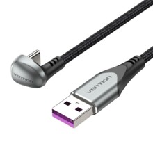 Vention Кабел USB 3.1 Type-C / USB 2.0 AM - 0.5M Black U-Shaped 663636 COHHD на топ цена - PIC.bg