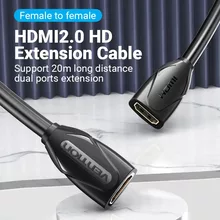  Vention удължителен кабел HDMI v2.0 extension Cable Female to Female 0.5M Black 663638 AAXBD на топ цена - PIC.bg