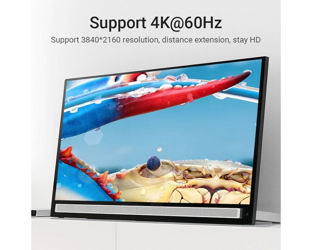 Кабел Vention удължителен кабел HDMI v2.0 extension Cable Female to Female 0.5M Black 9