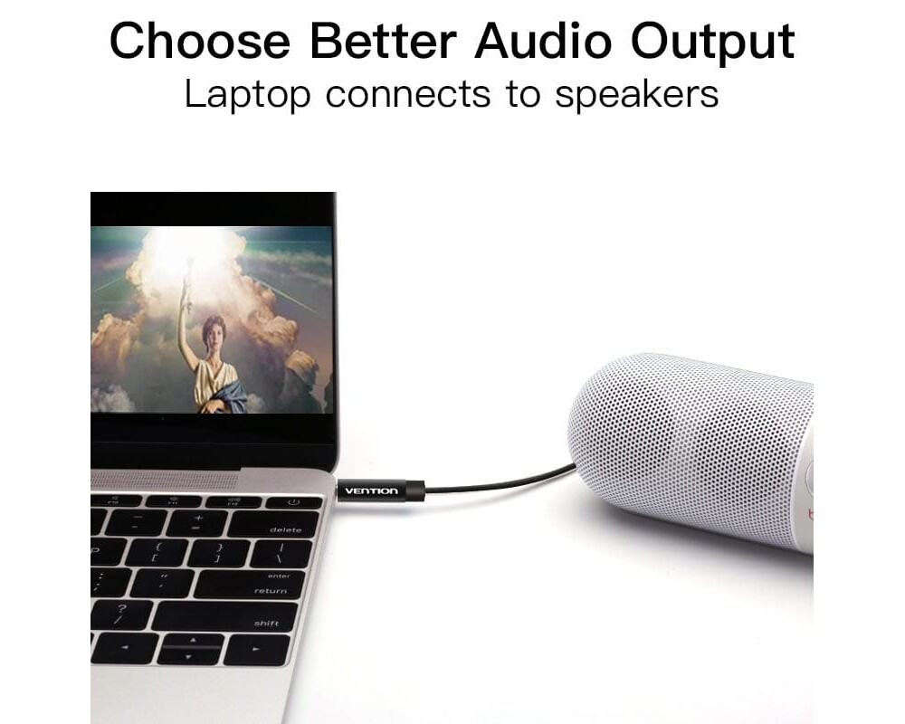 Аудио кабел Vention Аудио Кабел Fabric Braided 3.5mm... 6