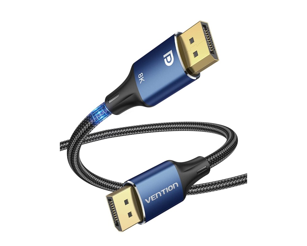 Кабел Vention кабел Display Port 1.4 DP M / M 8K 1m - Cotton Braided 2