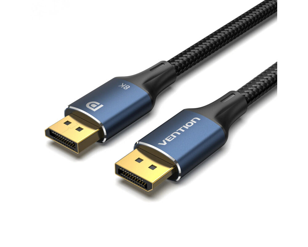 Кабел Vention кабел Display Port 1.4 DP M / M 8K 1m - Cotton Braided 10