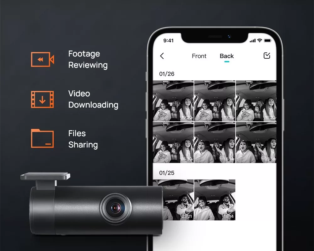 Видеорегистратор 70mai Interior Dash Cam FC02 - for A400 9