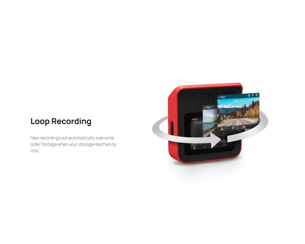 Видеорегистратор 70mai Dash Cam A400 Grey 9