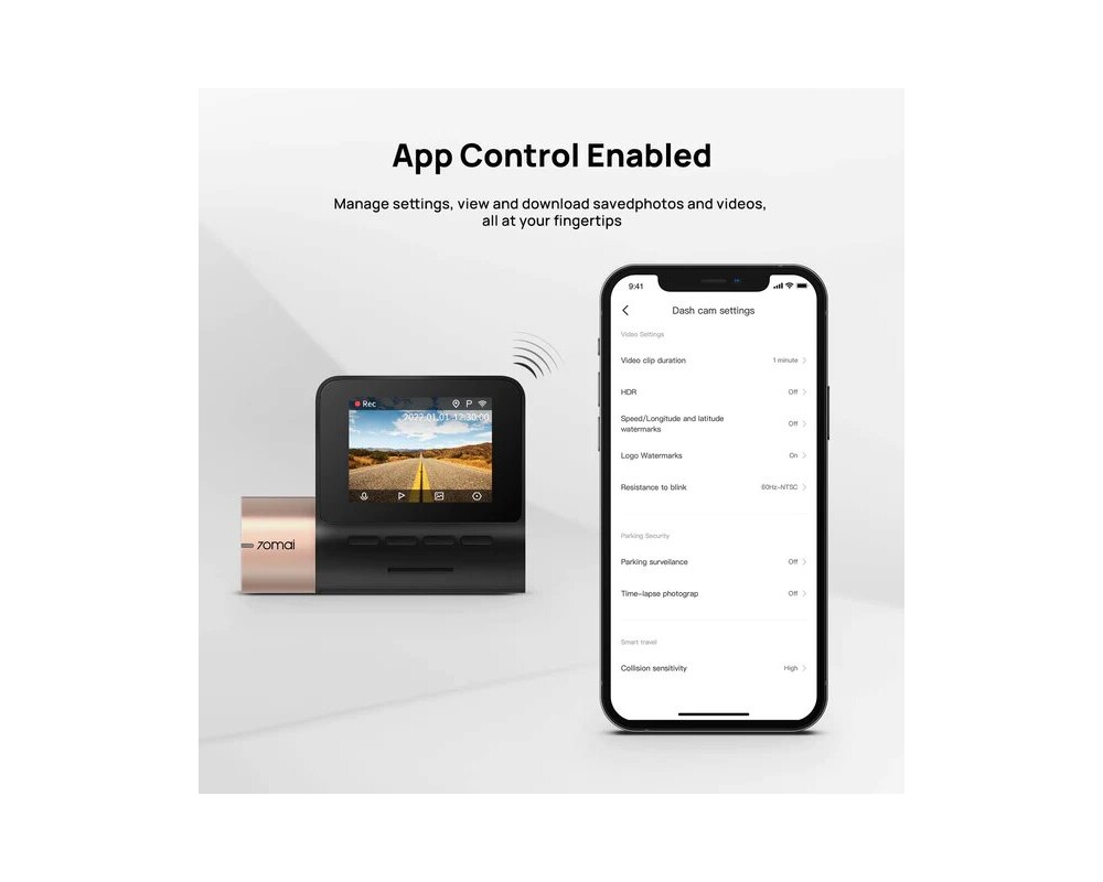 Видеорегистратор 70mai Dash Cam Lite 2 D10 6