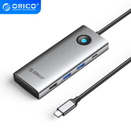  Orico Type-C Docking Station Power Distribution 100W - HDMI 664633 PW11-8PC-GY-EP на топ цена - PIC.bg