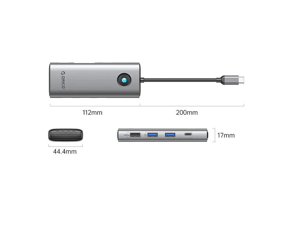 Докинг станция Orico Type-C Docking Station Power Distribution 100W - HDMI 3