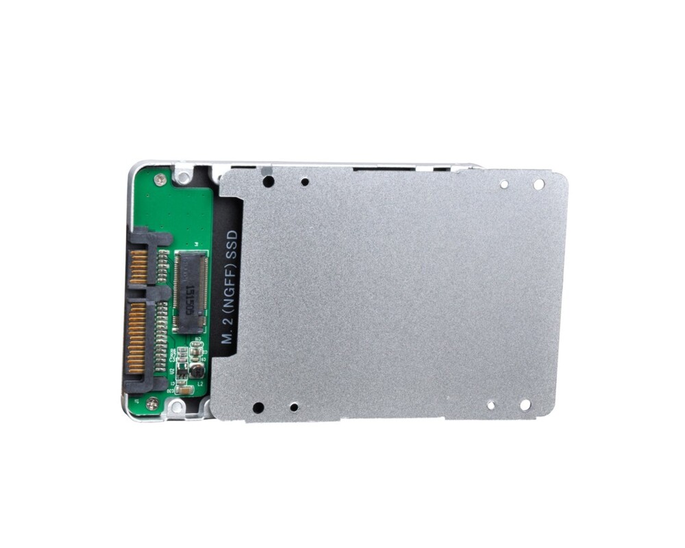 Аксесоар за съхранение Makki кутия за ссд Caddy Convertor M.2 NGFF SSD to 2.5" SATA3 6