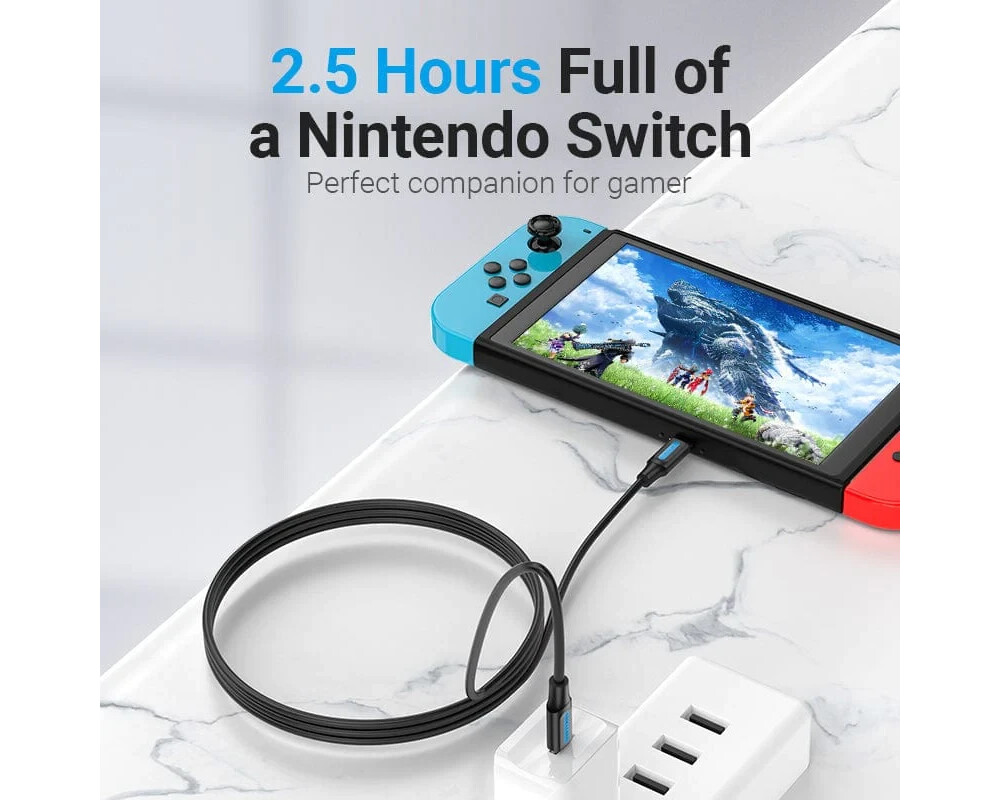 Кабел Vention Кабел USB 2.0 Type-C to Type-C -... 7