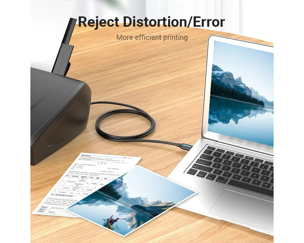 Кабел Vention Кабел USB 2.0 A Male to B Male 3