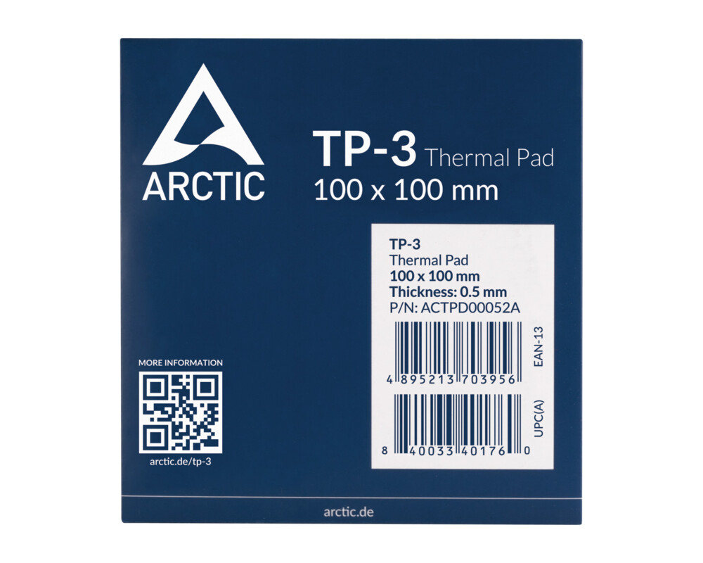 Термо паста Arctic Термопад Thermal pad TP-3 100x100mm 8