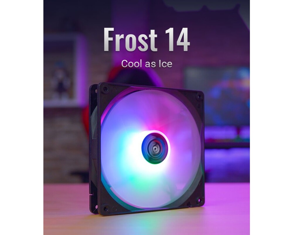 Вентилатор AeroCool 140 mm - Frost 14 - Fixed RGB -... 8