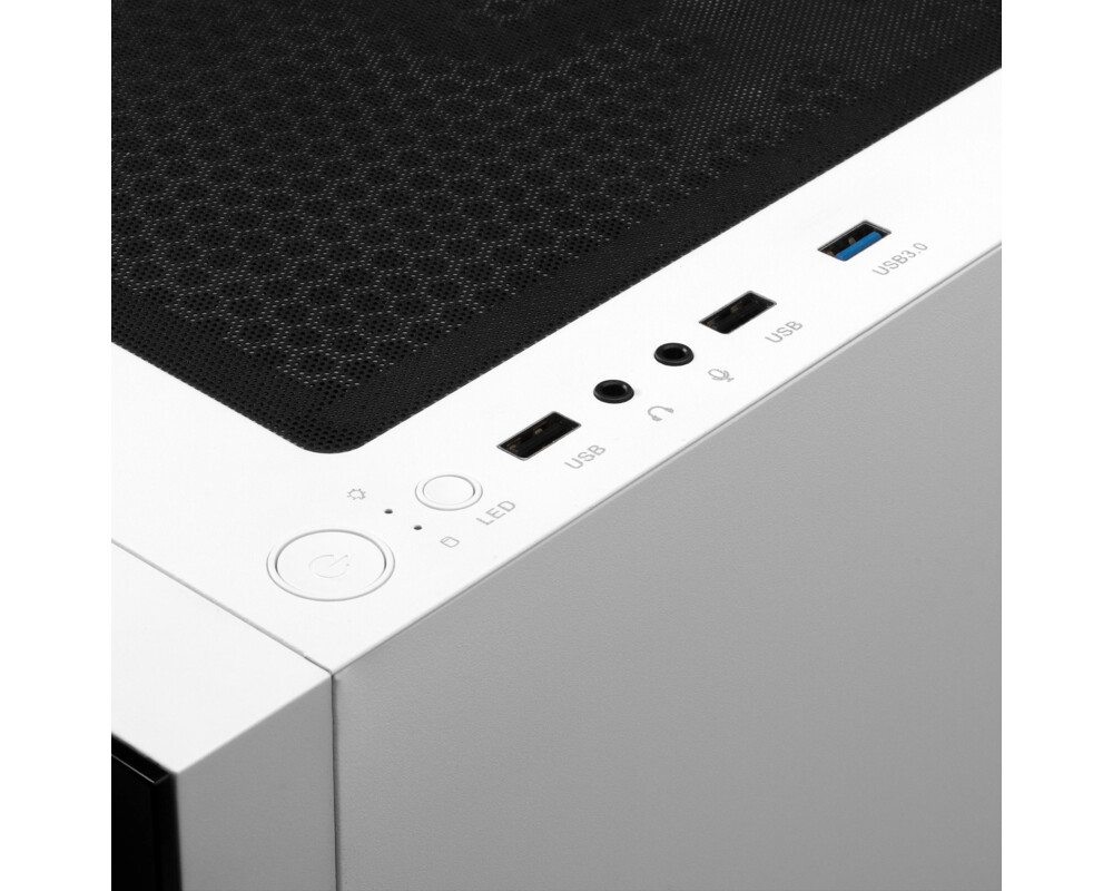 Кутия Gamdias ATX - TALOS E3 White - aRGB 8