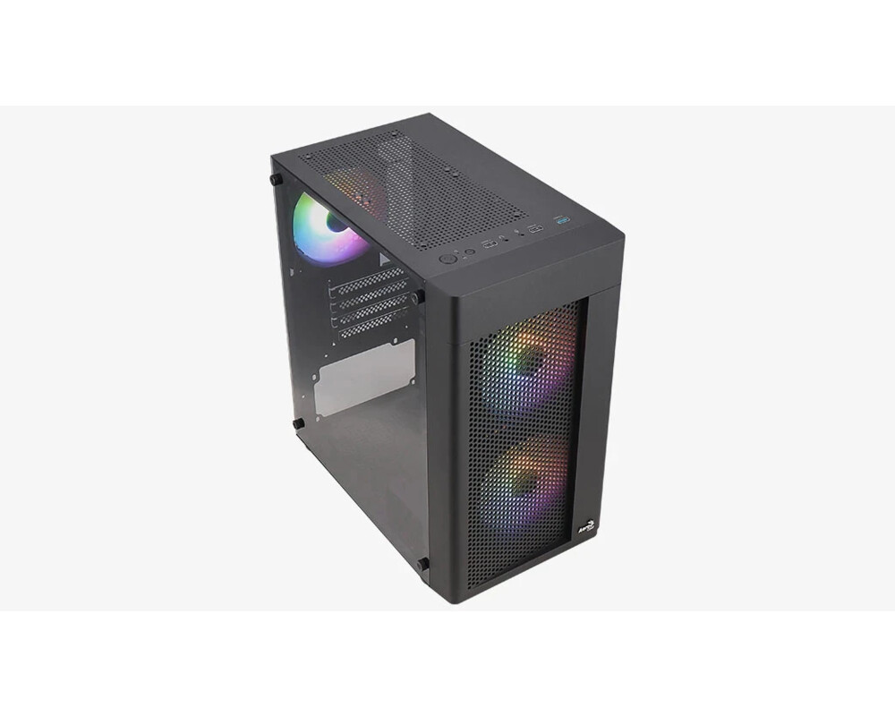 Кутия AeroCool mATX - Hexform-G-BK-v2 - 3 fans... 9
