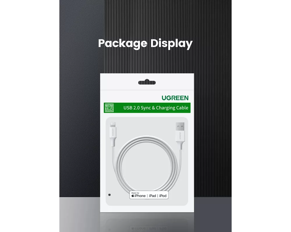 Кабел Ugreen кабел Cable iPhone Lighting/USB data US155 13