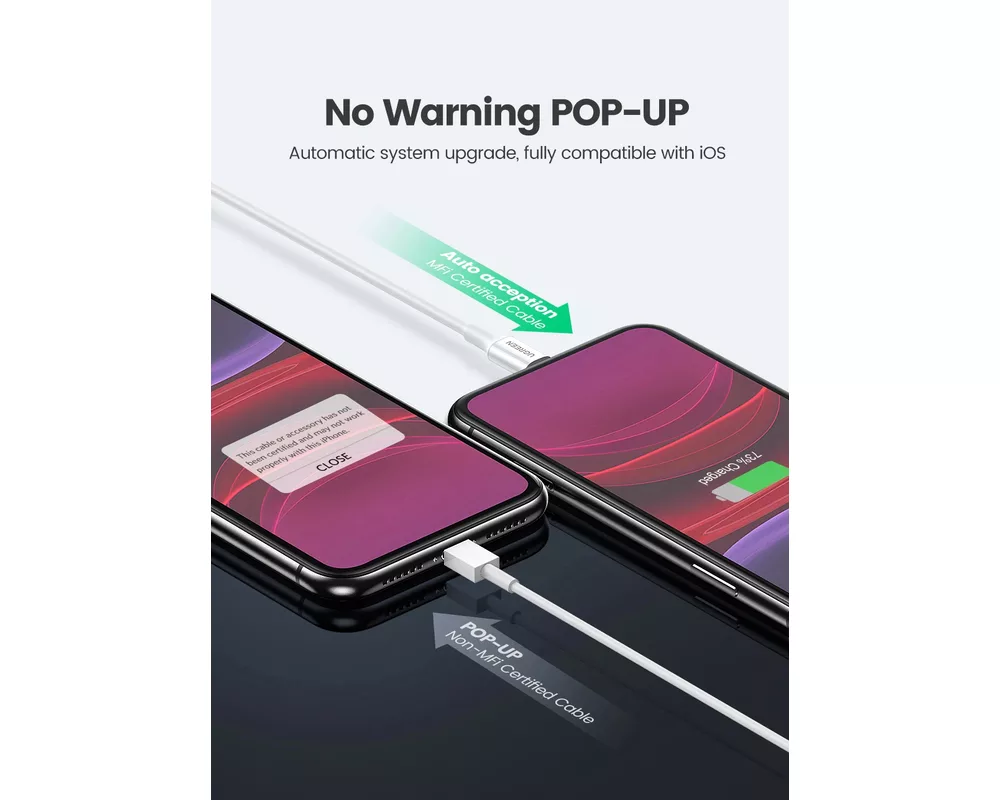 Кабел Ugreen кабел Cable iPhone Lighting/USB data US155 6