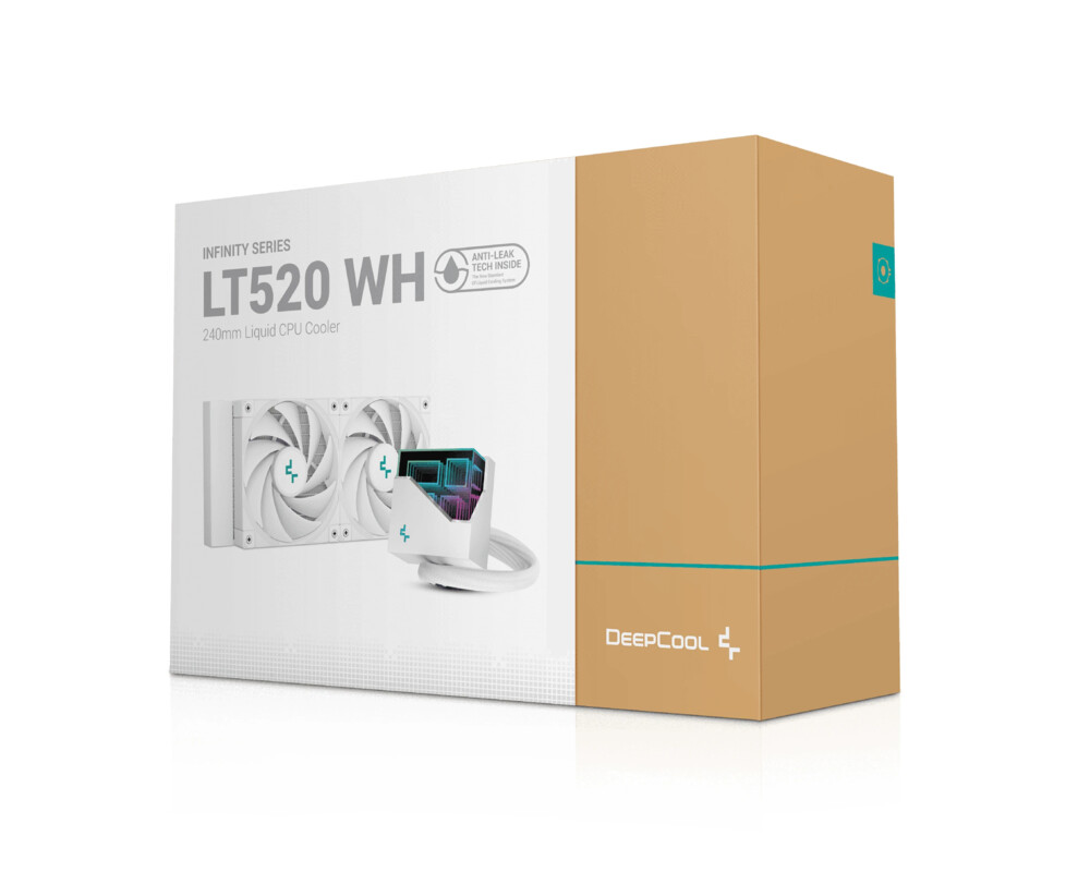 Охладител за процесор DeepCool LT520 WH 12