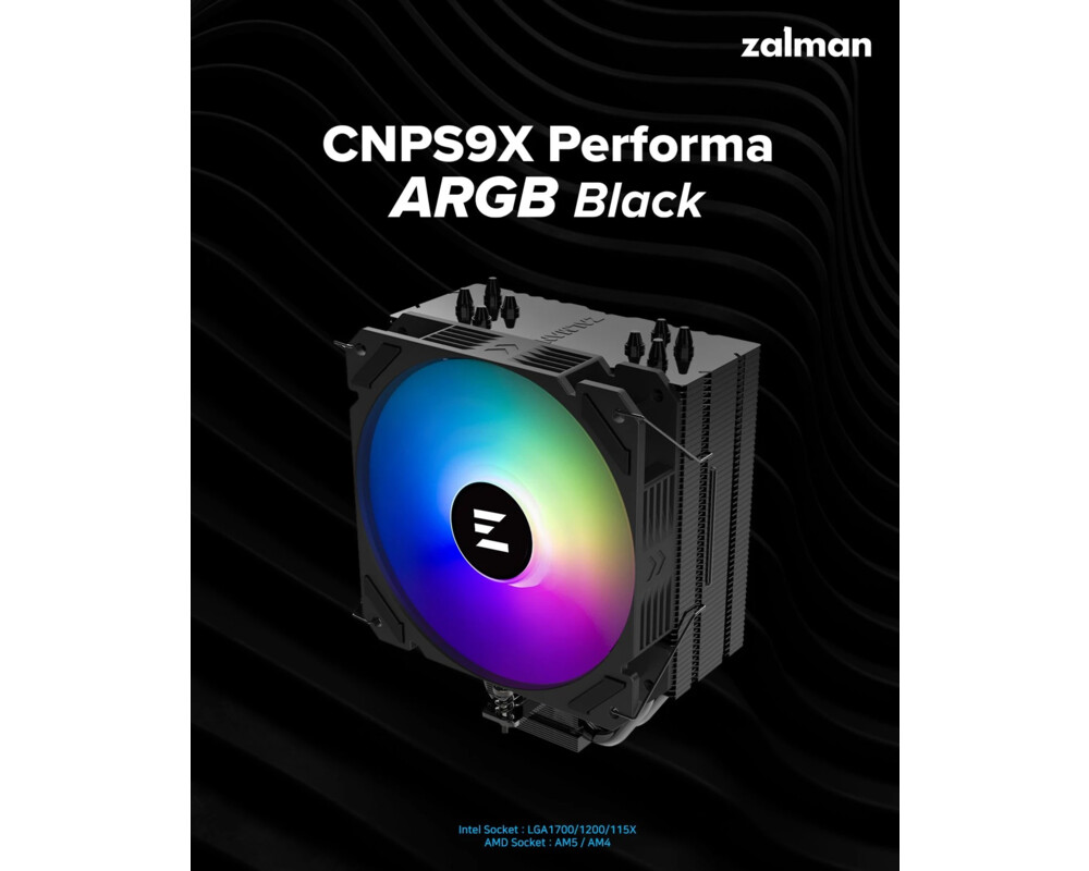 Охладител за процесор Zalman CNPS9X PERFORMA ARGB BLACK - aRGB... 6
