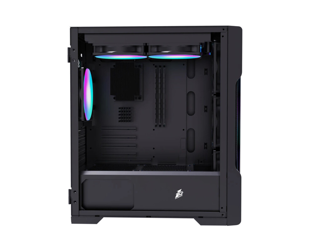 Кутия 1stPlayer mATX - TRILOBITE T3 Mesh Black 4