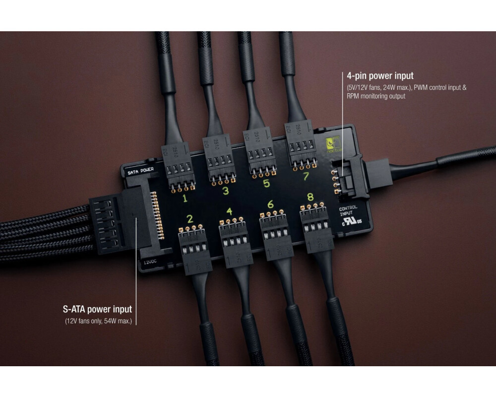 Контролер за 8 вентилатора Noctua NA-FH1 11