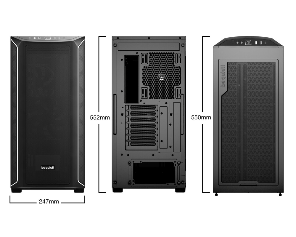 Кутия be quiet! EATX - Shadow Base 800 DX Blac... 2