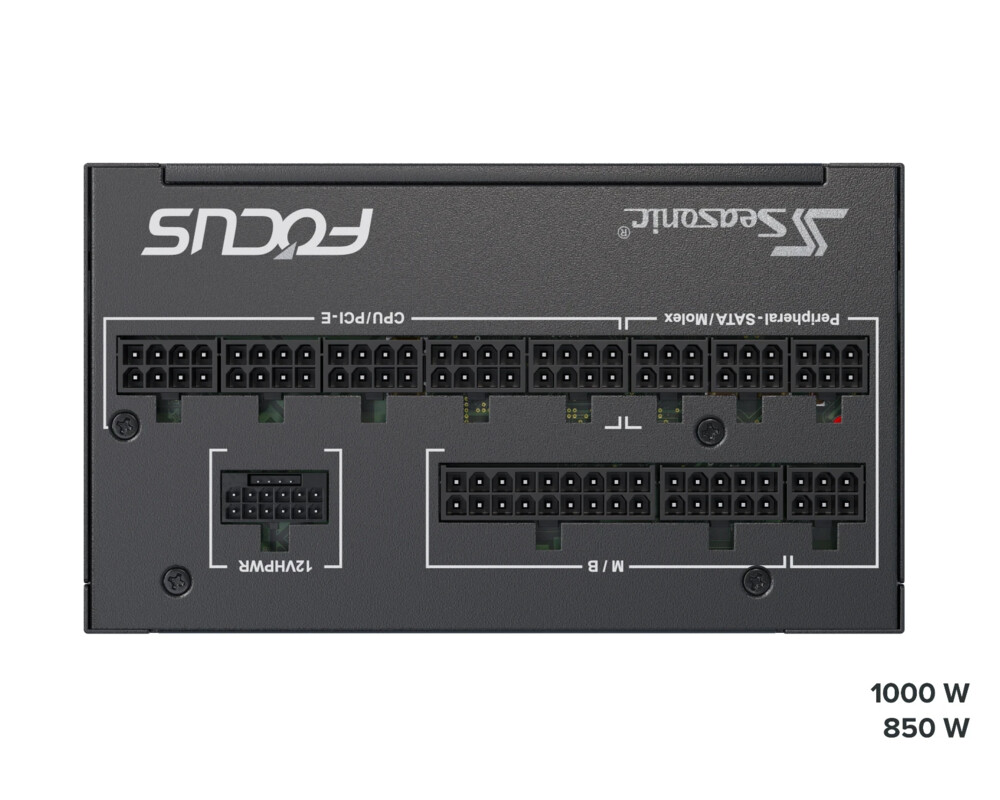 Захранване SEASONIC FOCUS GX-1000 1000W, 80+ Gold PCIe 5.0, Fully Modular 17