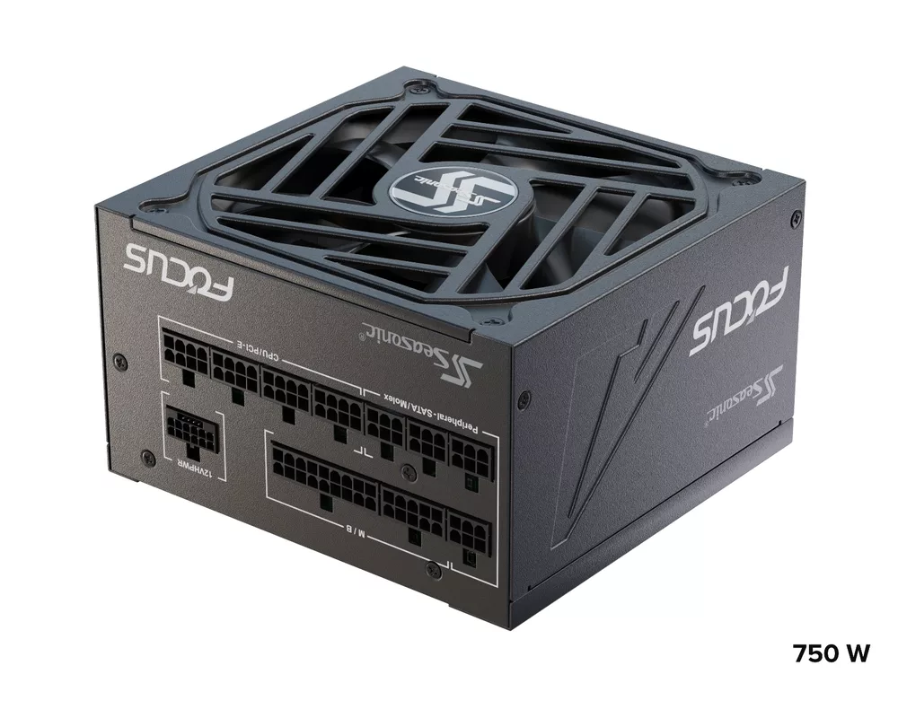Захранване SEASONIC FOCUS GX-750 750W, 80+ Gold PCIe 5.0, Fully Modular 13