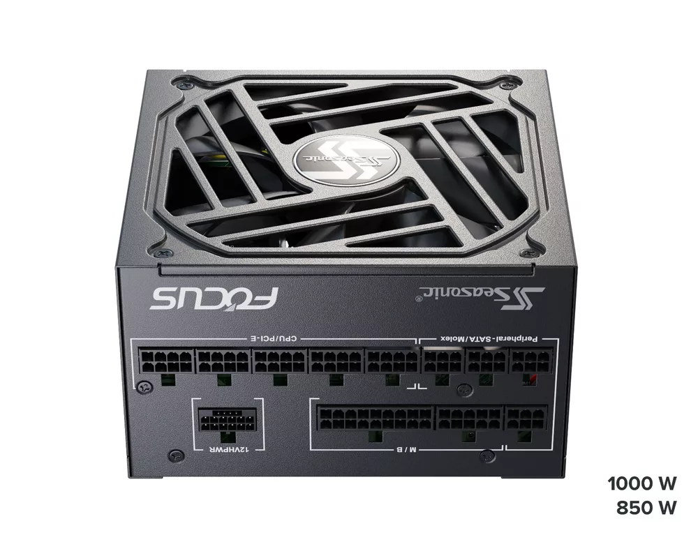 Захранване SEASONIC FOCUS GX-850 850W, 80+ Gold PCIe 5.0, Fully Modular 15