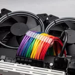 Кабел 1stPlayer комплект удължителни кабели Custom Modding Cable Kit Rainbow - ATX24P 5