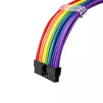 Кабел 1stPlayer комплект удължителни кабели Custom Modding Cable Kit Rainbow - ATX24P 3