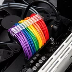 Кабел 1stPlayer комплект удължителни кабели Custom Modding Cable Kit Rainbow - ATX24P 6