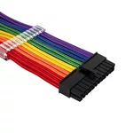 <span>Кабел</span> 1stPlayer комплект удължителни кабели Custom Modding Cable Kit Rainbow - ATX24P <span class='catalog-num-in-name'>RB-001</span> - 