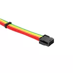 Кабел 1stPlayer комплект удължителни кабели Custom Modding Cable Kit Rainbow - ATX24P 12