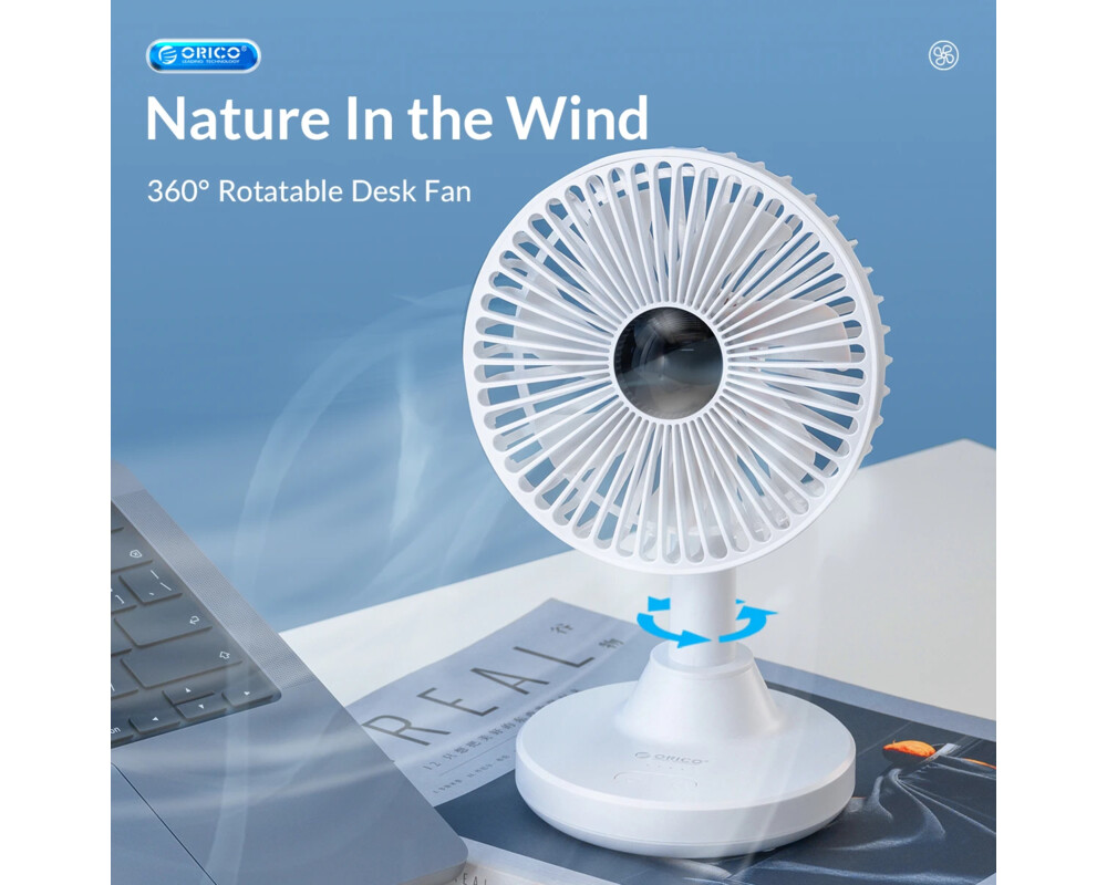 Вентилатор Orico за бюро Desktop USB - YT-N9C-BL-BP 3