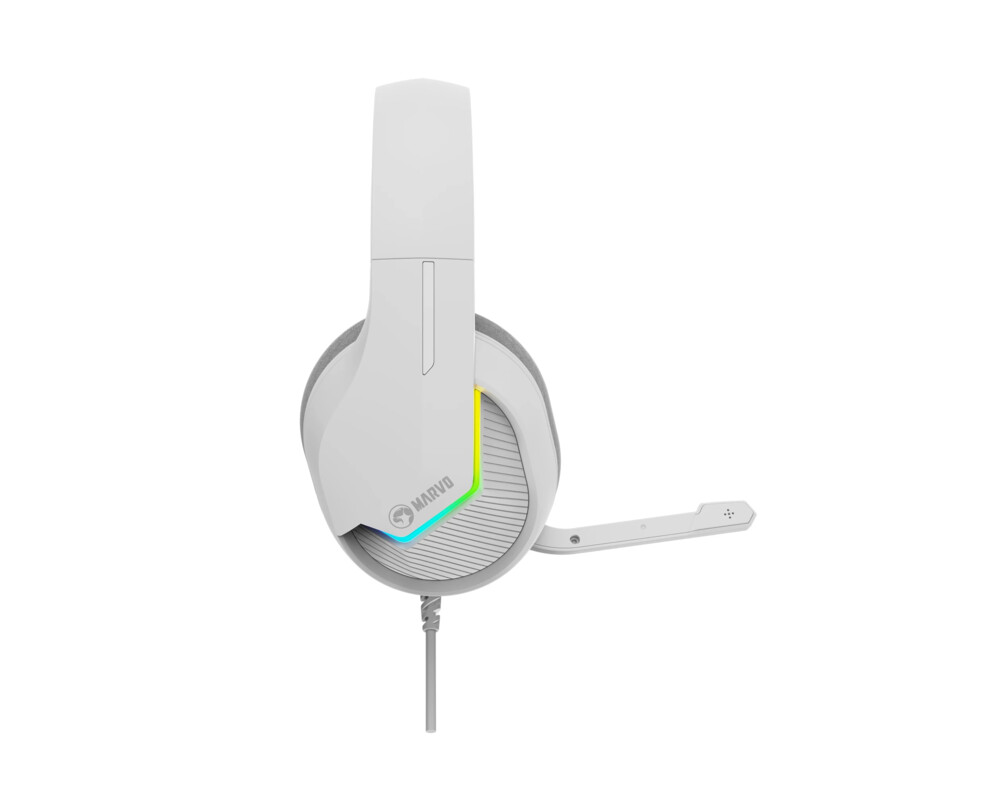 Слушалки Marvo H8618 White - 50mm 3