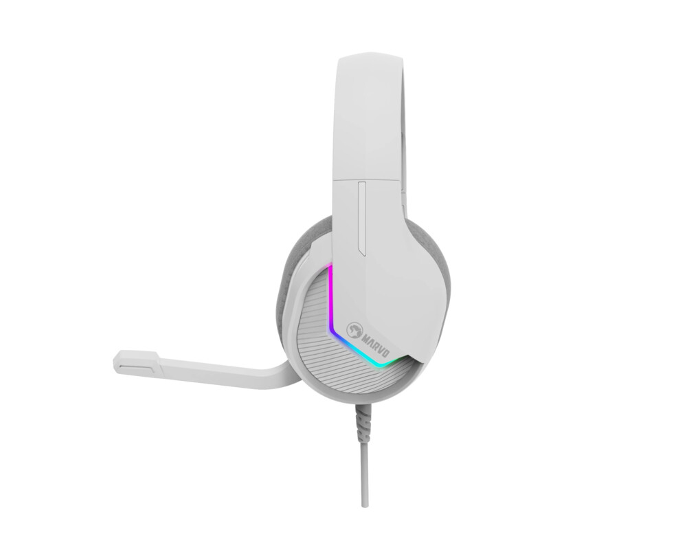 Слушалки Marvo H8618 White - 50mm 2