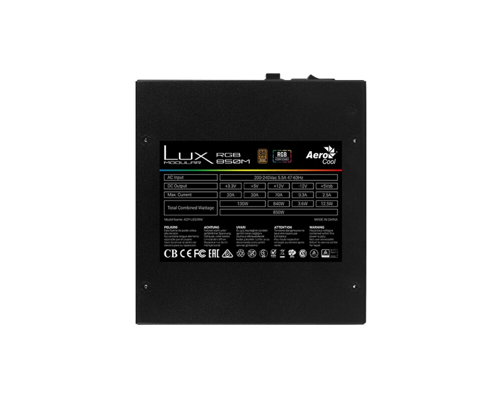 Захранване AeroCool 650W - 80+ Bronze 11