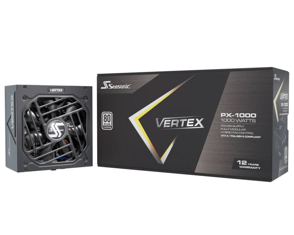 Захранване Seasonic VERTEX PX-1000, 1000W, 80+ Platinum, ATX 3.0, Fully Modular 27