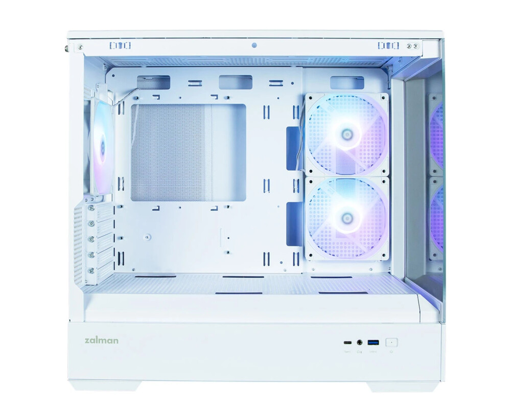 Кутия Zalman mATX - P30 White - aRGB 15