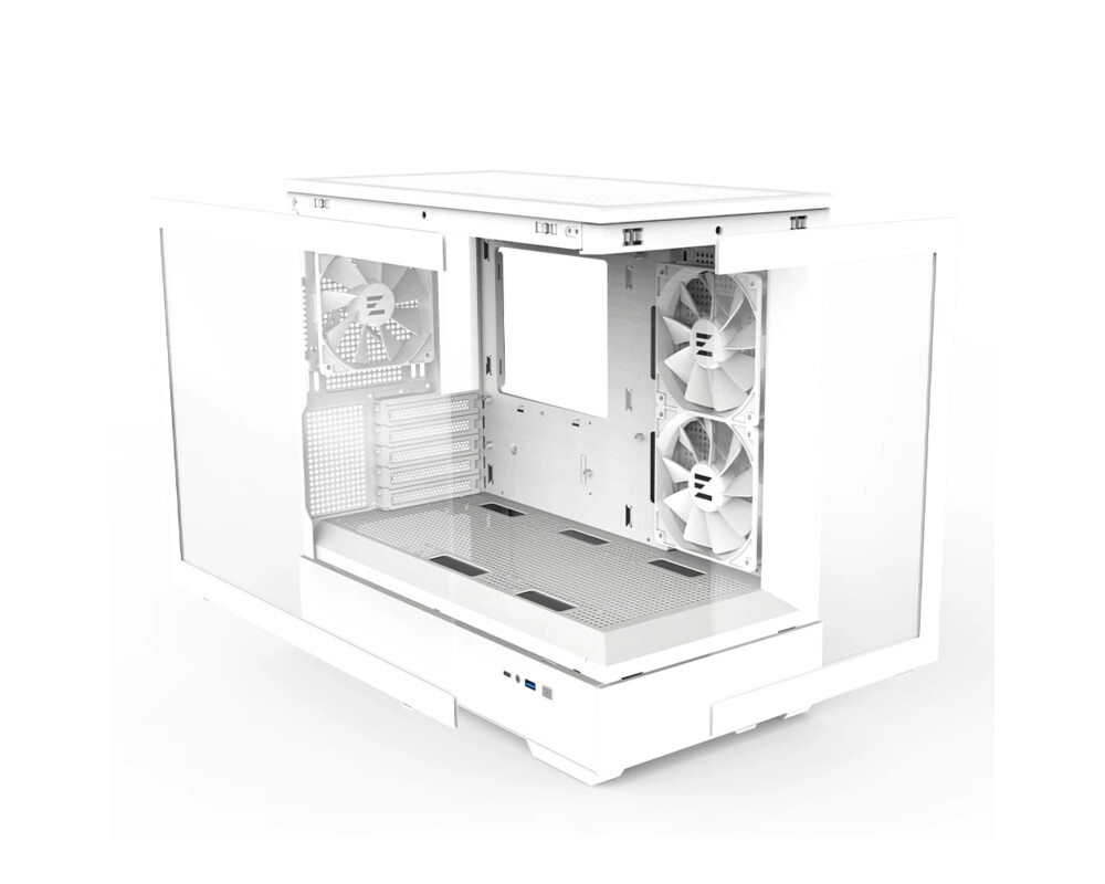 Кутия Zalman mATX - P30 White - aRGB 6