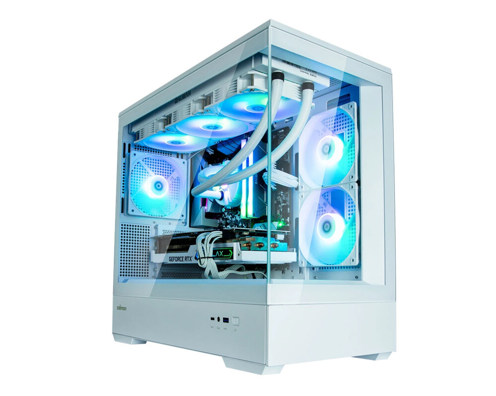 Кутия Zalman mATX - P30 White - aRGB 24